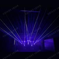 Projecteur laser de scène de boîte de nuit pas cher, mini, étanche, extérieur, RGB, animation