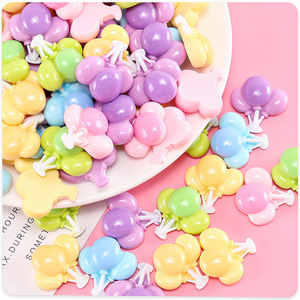 Resin <b>Balloon</b> Charms Pastel Colors For Diy Crafts Decorations - Product Image 3
