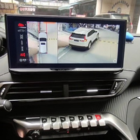 Interface CarPlay avec vue panoramique 360° pour Peugeot 2008, 308, 3008, 408, 4008, 508, 5008 - Interface caméra 360° pour voiture