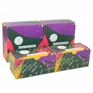 Emballage en carton pliable biodégradable personnalisé en gros pour gâteaux, biscuits, cookies, beignets avec logo - Product Image 5
