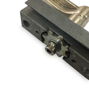 Servizio di Lavorazione di Parti <span class=keywords><strong>in</strong></span> Lega di Zinco per Porte, Verniciatura a Spruzzo Nera Superficiale - Product Image 6