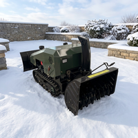 Robot souffleuse à neige électrique télécommandée, autonome, sur chenilles, alimentée par batterie, 360 kg, marque HD, pour usage municipal