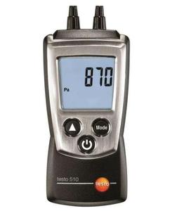 Manomètre différentiel numérique Testo 510 avec compensation de température pour la mesure du débit d'air et de la pression statique dans les conduits HVAC - Product Image 3
