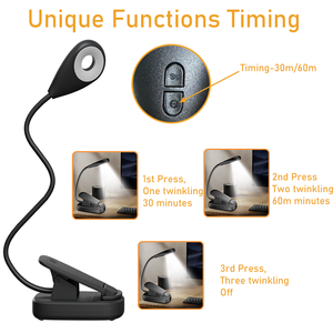 Mới nhất thiết kế cuốn sách ánh sáng bảo vệ mắt có thể sạc lại mờ dẫn đọc ánh sáng - Product Image 5