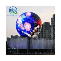 Pantalla LED Esférica de Alto Brillo para Exteriores, Pantalla de Video 3D, Esfera LED Programable P2 P2.5 P3 P4 P5 P6 P10