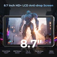 Tableta Resistente con Lápiz Óptico 2026, Tableta Android 16 Resistente al Agua |   24GB+256GB+1TB 8.7" 10150mAh Carga Rápida de 20W Octa-Core China