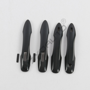 WZXD Exterior Carbon Fiber <b>Door</b> Handle Covers Protector <b>Trim</b> for A40 - Product Image 3