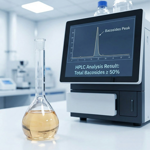 Natural <strong>Bacopa</strong> <strong>Monnieri</strong> <strong>Extract</strong> Powder Bacosides 20%/40% (UV/HPLC) Cognitive Support Antioxidant Health Food Grade 1kg Factory - Product Image 2