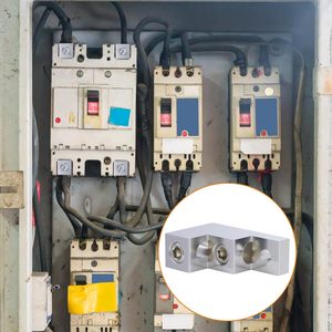 سلك تأريض ميكانيكي من الألومنيوم PB2-300 للوحة التوزيع الكهربائية، موصلان، 300 AWG، 300mcm-6sol - Product Image 4