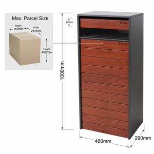 Boîte aux lettres à transfert thermique pour livraison de <span class=keywords><strong>colis</strong></span>, boîte aux lettres autoportante sur mesure avec poteau pour rangement extérieur - Product Image 1