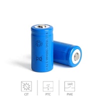16340 batterie 1300mAh 3.7V Li-ion piles rechargeables CR123A pour stylo Laser lampe de poche LED