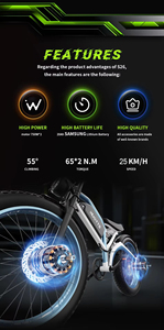 Vélo électrique tout-terrain hybride EU Warehouse Duotts N26 48V 20AH à double moteur, pneus larges, pour route, neige, terre et montagne - Product Image 4