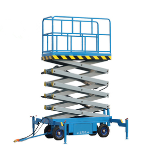 4-10m Plate-forme aérienne hydraulique semi-électrique Table élévatrice à ciseaux mobile Taille Mont <span class=keywords><strong>Charge</strong></span> Restaurant pour la construction 2100*1200mm - Product Image 3