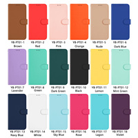 Étui portefeuille en cuir PU coloré Minibook pour Samsung Galaxy S25 Plus S24 Ultra S23
