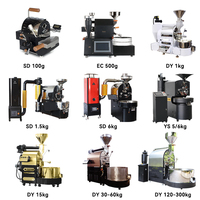 Yoshan Home Máquina tostadora de Café completamente automática Gas eléctrico 300kg 60kg 12kg 6kg 2kg 1kg 500g Tostador de café comercial