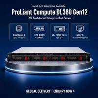 Serveur en rack 1U AI ProLiant DL360 Gen12 double socket Xeon 6 pour la virtualisation en centre de données