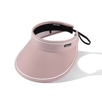 Sombrero de Sol Coreano de Verano al por Mayor, con Protección Facial, Ala Ancha, Plegable, Ajustable, de Poliéster y Algodón, para Playa y Mar, para Mujer