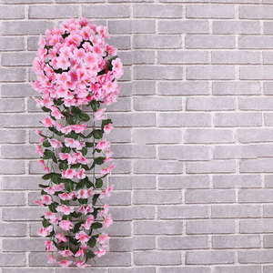 Fiori Artificiali di Viola Pendenti, Simulazione di Vite di Viola Finta per Decorazioni Matrimoniali e Domestiche - Product Image 6