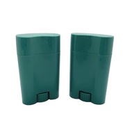 ODM Fournisseur Usine RUIPACK OEM 20g Vert Couleur Personnalisée Ovale Bâton Conteneurs pour Déodorant Crème Emballage