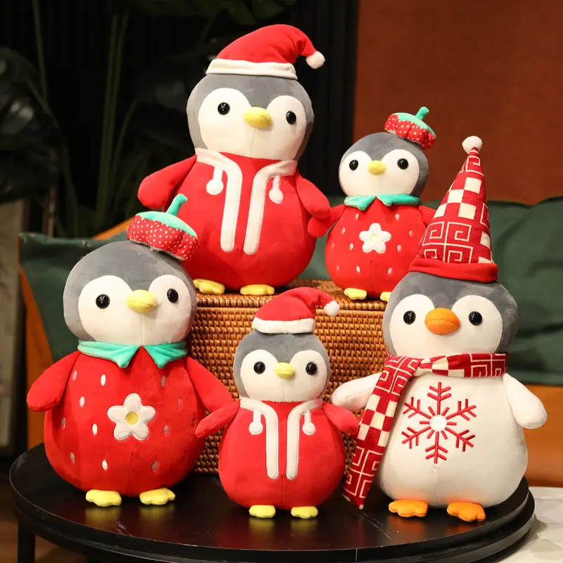 Лидер продаж, 2023, пингвин, рождественские украшения для танцующих пингвинов, куклы, игрушки, детские забавные подарки, мягкие плюшевые игрушки