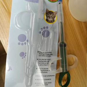 เครื่องจ่ายยาสัตว์เลี้ยงหัวคู่แบบใช้ซ้ำได้เครื่องป้อนเม็ดยาสุนัขสัตว์เลี้ยงแบบพกพาสะดวกเครื่องมือยิงแมว - Product Image 4