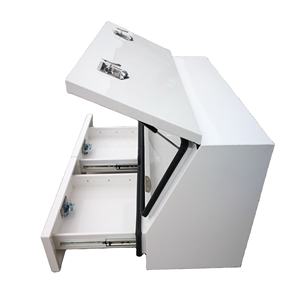 شاحنة/يوت/سرير بيك آب صندوق أدوات كبير من الألومنيوم يفتح الباب الجانبي مع أدراج تخزين منزلقة للخدمة الشاقة - Product Image 1