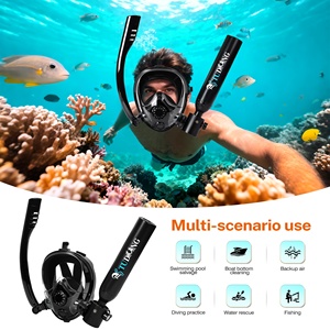 ถังอากาศดำน้ำ TUDIVING 5 นาที รุ่น Factory <span class=keywords><strong>Outlet</strong></span> ขนาด 0.5 ลิตร พร้อมหน้ากากแบบเต็มหน้า สำหรับดำน้ำตื้น ดำน้ำลึก ใช้กับถังแก๊สขนาดเล็ก - Product Image 2