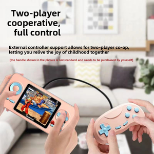 Console di gioco portatile S5 da <span class=keywords><strong>2</strong></span>.4 pollici 520 integrato i <span class=keywords><strong>giochi</strong></span> di supporto per la battaglia per <span class=keywords><strong>2</strong></span> giocatori 1020mAhacity macchina da gioco portatile - Product Image 3