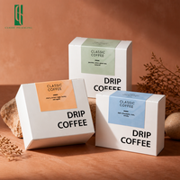 Sachets de café filtre personnalisés imprimés avec filtre haute barrière - Sachet de café à oreilles suspendues de qualité alimentaire pour torréfacteurs spécialisés 10g 12g