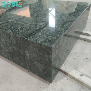 Tavolino da Caffè HZX in Pietra Naturale di Lusso Personalizzato, Marmo Verde Shangri-La per Decorazione Soggiorno - Product Image 3