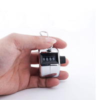 Mini compteur manuel mécanique à 4 chiffres pour comptage au doigt