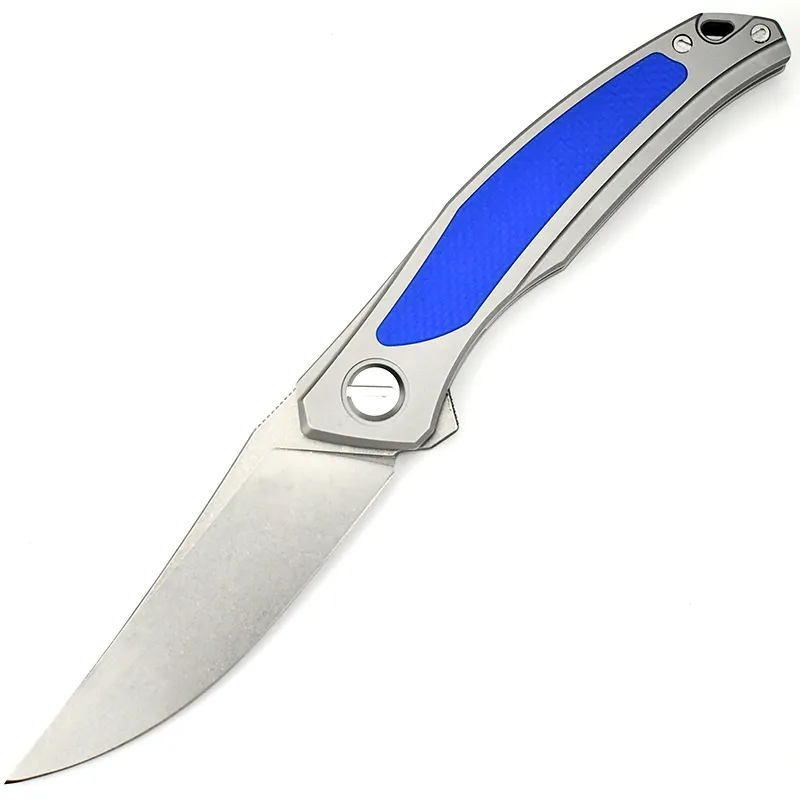 سكين مطوي للصيد في الهواء الطلق عالي الجودة سكين تخييم صلب S35vn عالي الصلابة مقبض مقاوم للصدأ سكين جيب محمول EDC