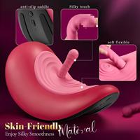 Scarletsin Elektrischer Holzpferd-Vibrator Weibliche Masturbation Fernbedienung Multi-Speed-Vibration 10 Segment-Frequenz
