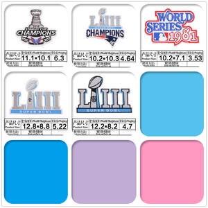 刺繍野球チームロゴアイアンオンファブリックパッチ衣服用-接着剤接着剤付きカスタマイズ可能なアニマルバックデザイン - Product Image 4