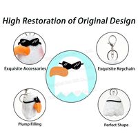 Fabricant de porte-clés en peluche personnalisés OEM, personnages en peluche personnalisés, mini peluche 8 cm, porte-clés en peluche