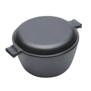 Outdoor cooking set camping pot cast iron dutch oven for bbq