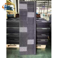 Tôle ondulée Aluzinc 0,41 mm Grade G550 1290x370 mm pour Terminal d'aéroport Tuile de toiture métallique colorée revêtue de pierre