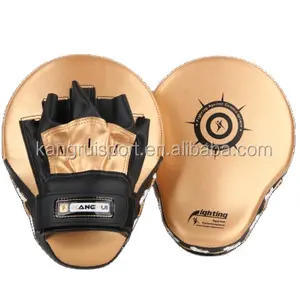 Gants de frappe incurvés pour l'entraînement de boxe, équipement d'entraînement avec coussin de mise au point en cuir PU de la meilleure qualité