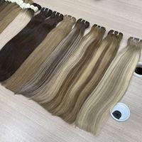 Extensions de cheveux Remy 100% naturels vietnamiens, double trame, pointes épaisses, plusieurs couleurs disponibles
