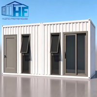 Maison mobile en structure acier 20FT-40FT personnalisée, type conteneur Big Wave, pour usage agricole ou bureau, design moderne et respirant