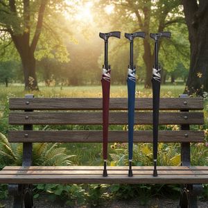 Nouvelle Canne de Marche Multifonctionnelle Tout-en-un Robuste avec Parapluie Intégré pour Personnes Âgées – Aide à la Marche et au Randonnée - Product Image 3
