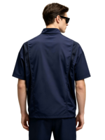 Veste de golf légère en nylon pour homme, coupe-vent à col zippé, anti-humidité, performance supérieure, vêtements de sport personnalisés pour équipe