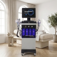 Nouvelle machine à hydro-oxygène pour le nettoyage en profondeur de la peau, appareil facial Aqua Skin, solution booster de sérum