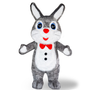 Costume gonfiabile della mascotte della performance del festival dei bambini del coniglio del fumetto personalizzato della fabbrica - Product Image 1