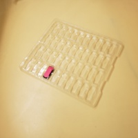 Briques de jouet Plateau blister transparent Blister Emballage à clapet en plastique Transparent pour briques de jouet