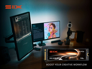 SIX X7400 Pro Notebook M.2 PCIe 4.0 X4 NVMe SSD 512GB 1TB 2TB 4TB Kapasitas Tinggi Dilengkapi 3D TLC 7357MB/s Baca 6434MB/s Tulis - Product Image 3