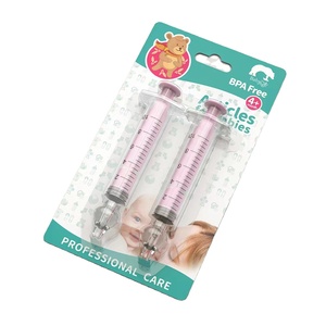 Kit de seringue à ampoule à pointe souple avec rinçage nasal salin pour bébés en matériau PP - Product Image 3