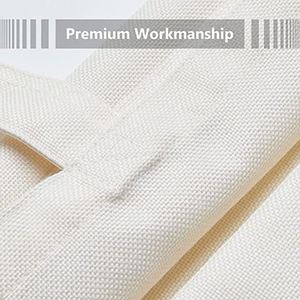Sac fourre-tout en toile personnalisé avec logo, grande capacité, épais, réutilisable, poignée renforcée, sac de shopping en toile avec poignée robuste, DIY - Product Image 4
