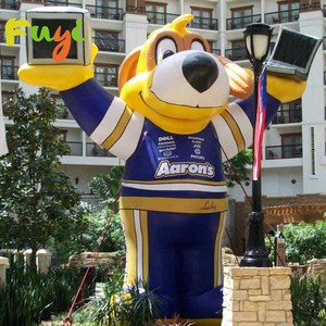 Personnages de dessins animés Happy Dog directement de l'usine / Poupée <span class=keywords><strong>gonflable</strong></span> de personnage de dessin animé / Personnages de dessins animés gonflables à vendre - Product Image 1