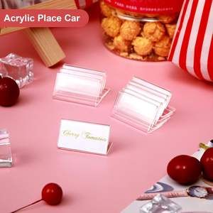 Soporte de etiquetas en forma de L de plástico transparente para etiquetas de precio, etiquetas de nombre, Mostrador de almacenamiento, tienda minorista - Product Image 4